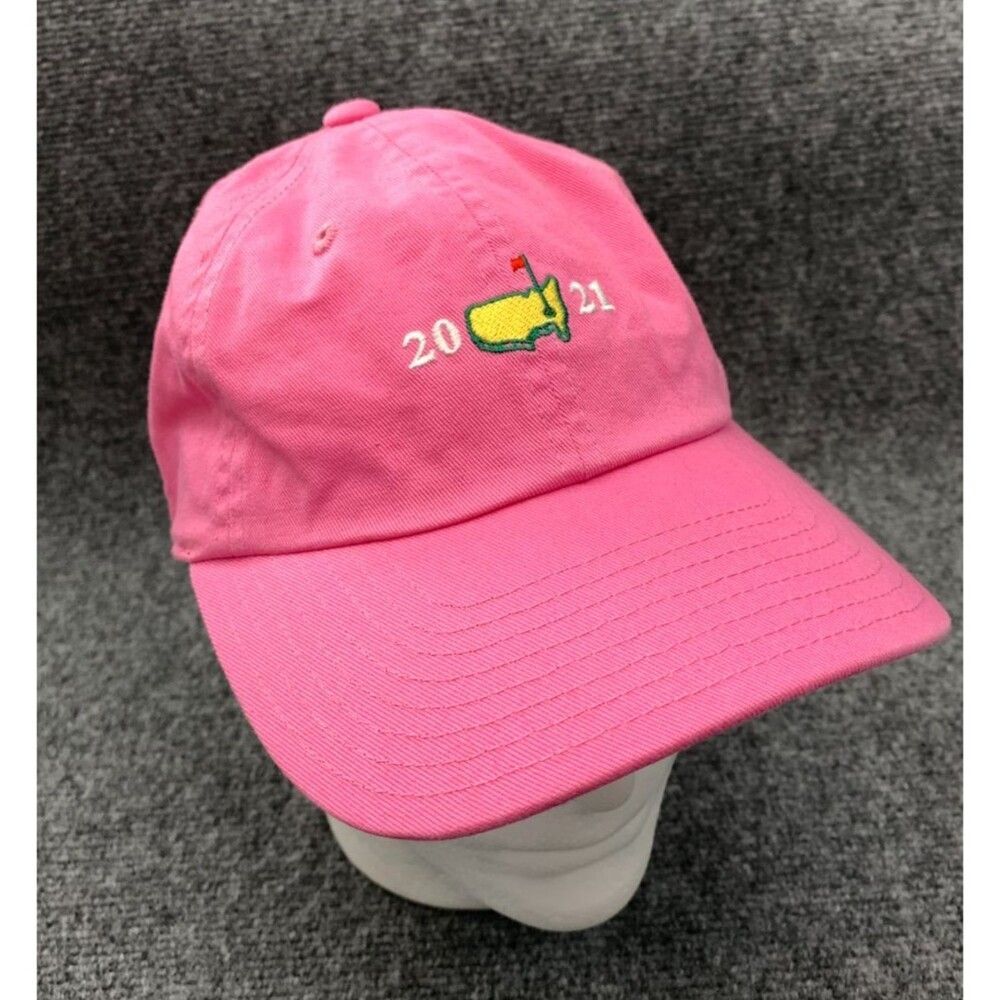 Augusta National 2021 Masters Cap Hat Strapback Pink American Needle Cotton
